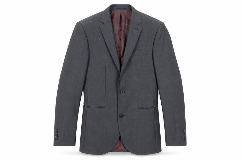 NEXT Mens Grey Wool Jacket Suit Jacket Size 34 Regular