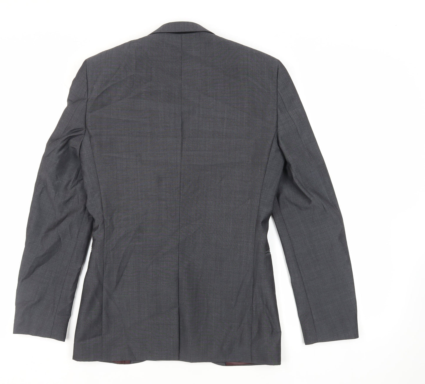 NEXT Mens Grey Wool Jacket Suit Jacket Size 34 Regular