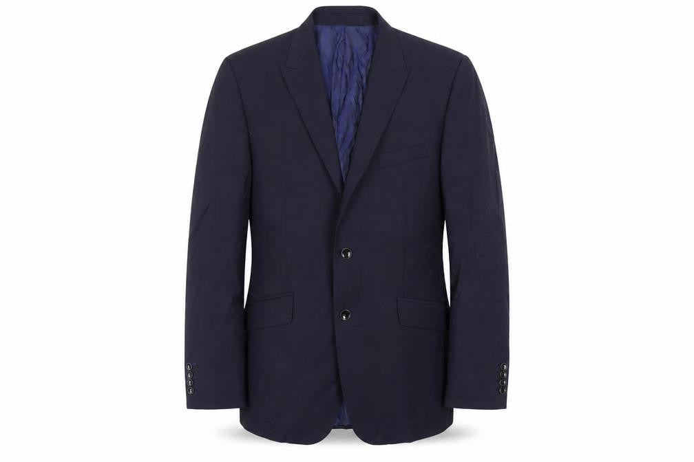 Autograph Mens Blue Wool Jacket Suit Jacket Size 42 Regular