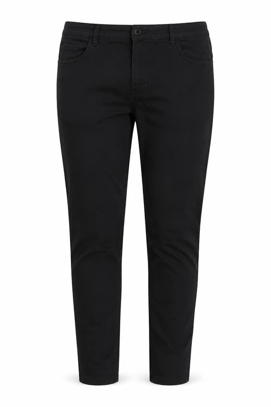 Marks & Spencer Womens Black Cotton Skinny Jeans Size 12 L27 in Regular Zip