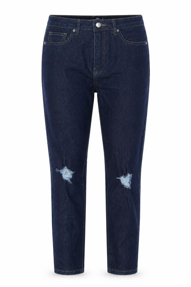 Boohoo Womens Blue Cotton Skinny Jeans Size 10 L27 in Regular Zip