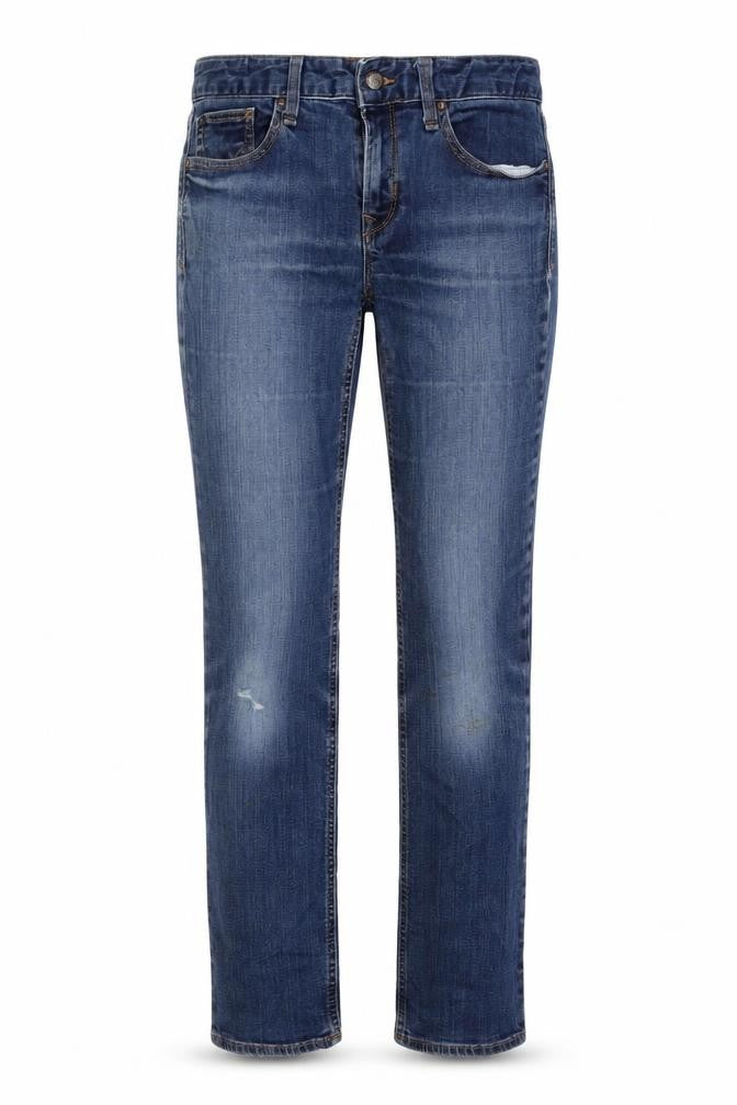Gap Womens Blue Cotton Skinny Jeans Size 28 in L29 in Regular Zip