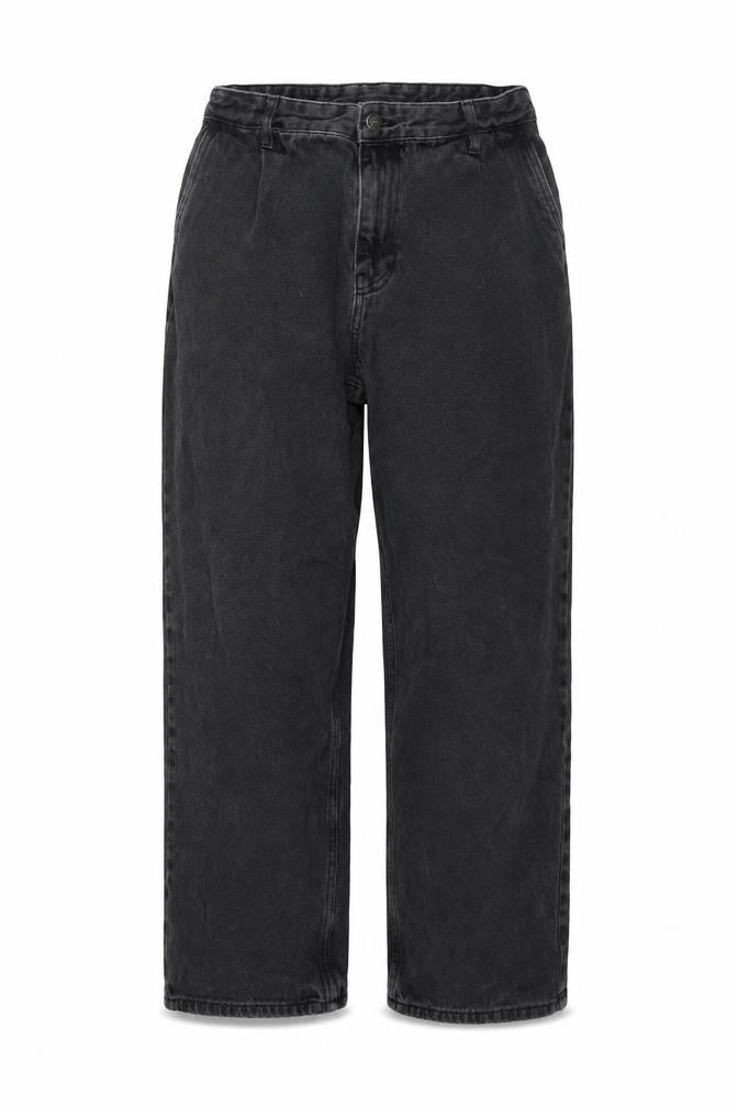 Bershka Womens Black Cotton Mom Jeans Size 30 in L28 in Regular Zip