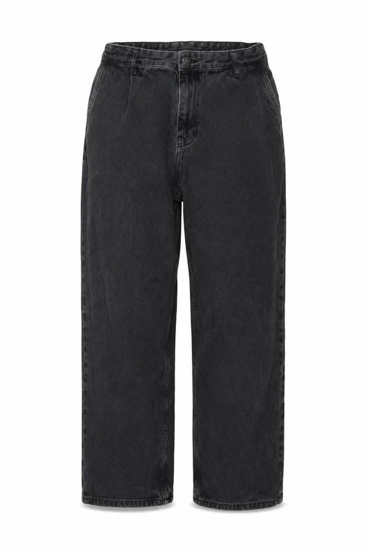 Bershka Womens Black Cotton Mom Jeans Size 30 in L28 in Regular Zip