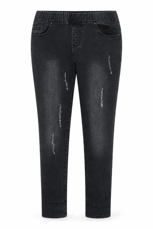 Voir Jeans Womens Grey Cotton Jegging Jeans Size L L28 in Regular