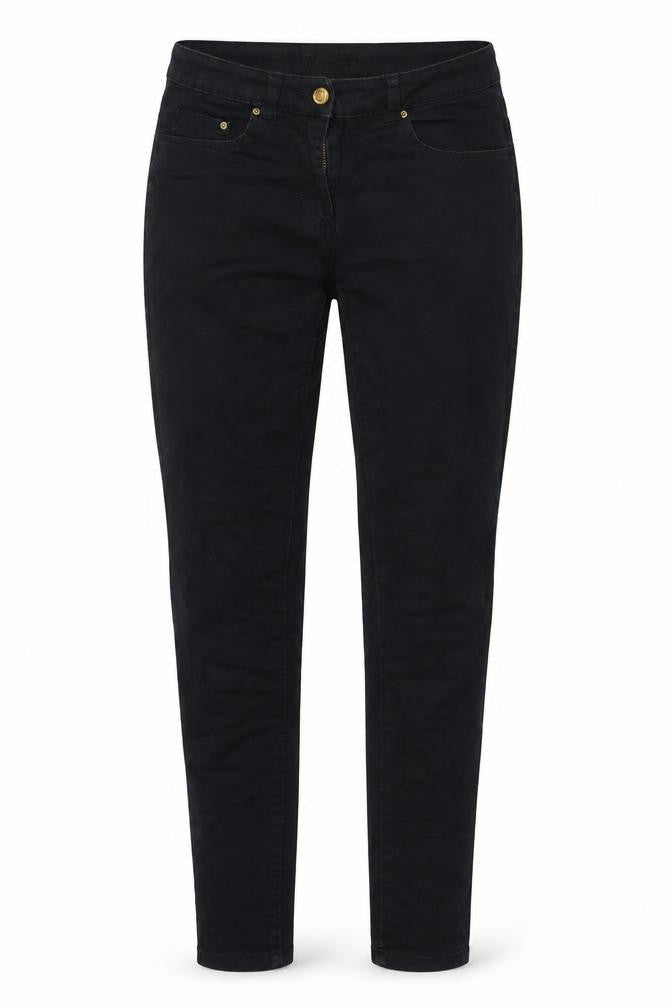 H&M Womens Black Cotton Skinny Jeans Size 8 L29 in Regular Zip