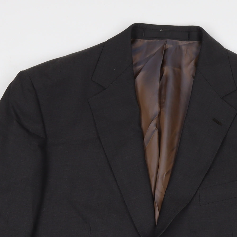 Marks and Spencer Mens Grey Wool Jacket Suit Jacket Size 40 Regular