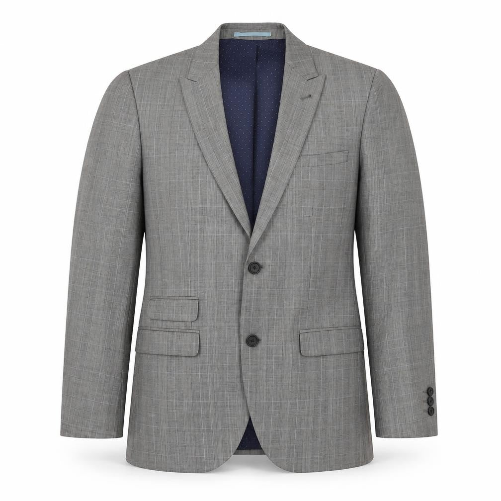 NEXT Mens Grey Wool Jacket Suit Jacket Size 38 Regular