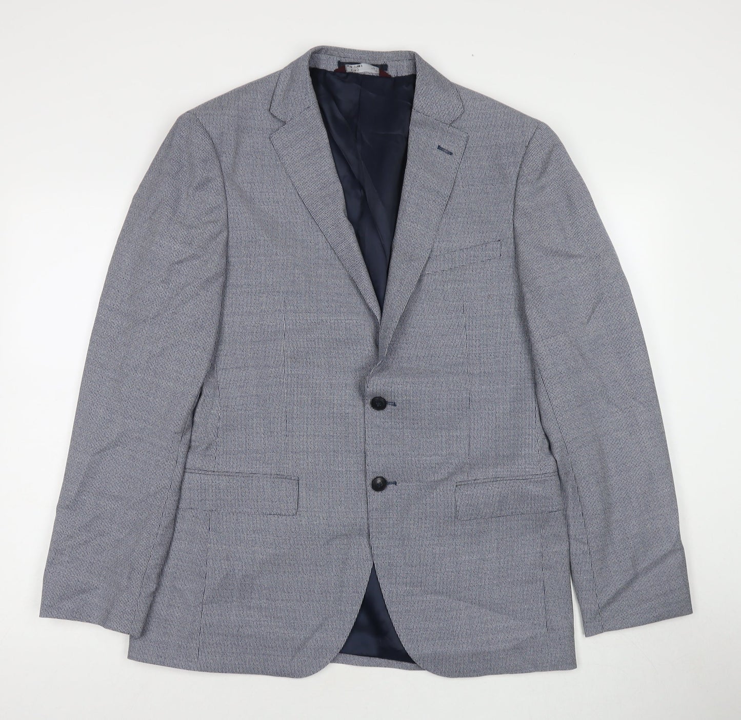 Marks and Spencer Mens Grey Wool Jacket Suit Jacket Size 40 Regular