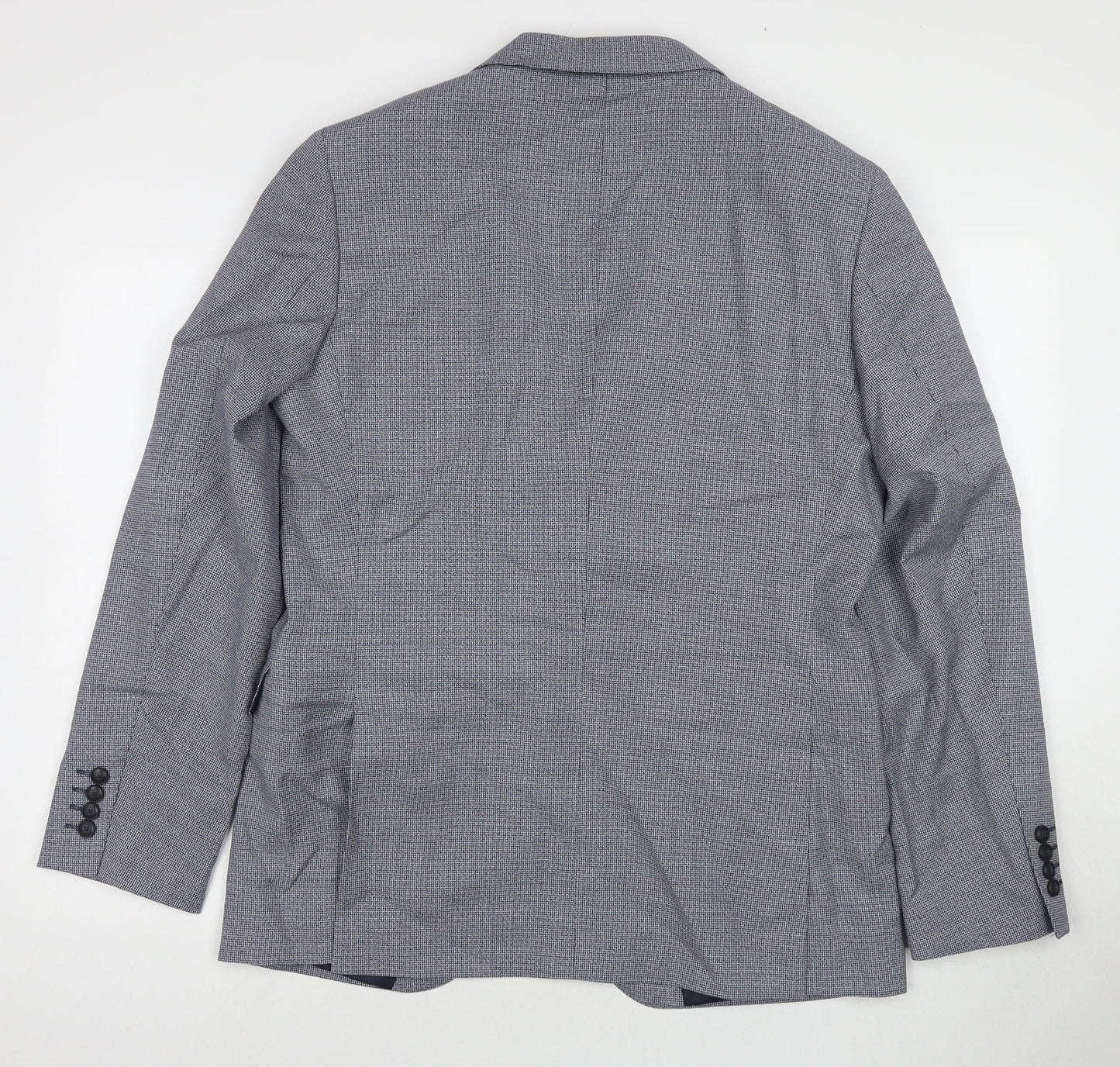 Marks and Spencer Mens Grey Wool Jacket Suit Jacket Size 40 Regular