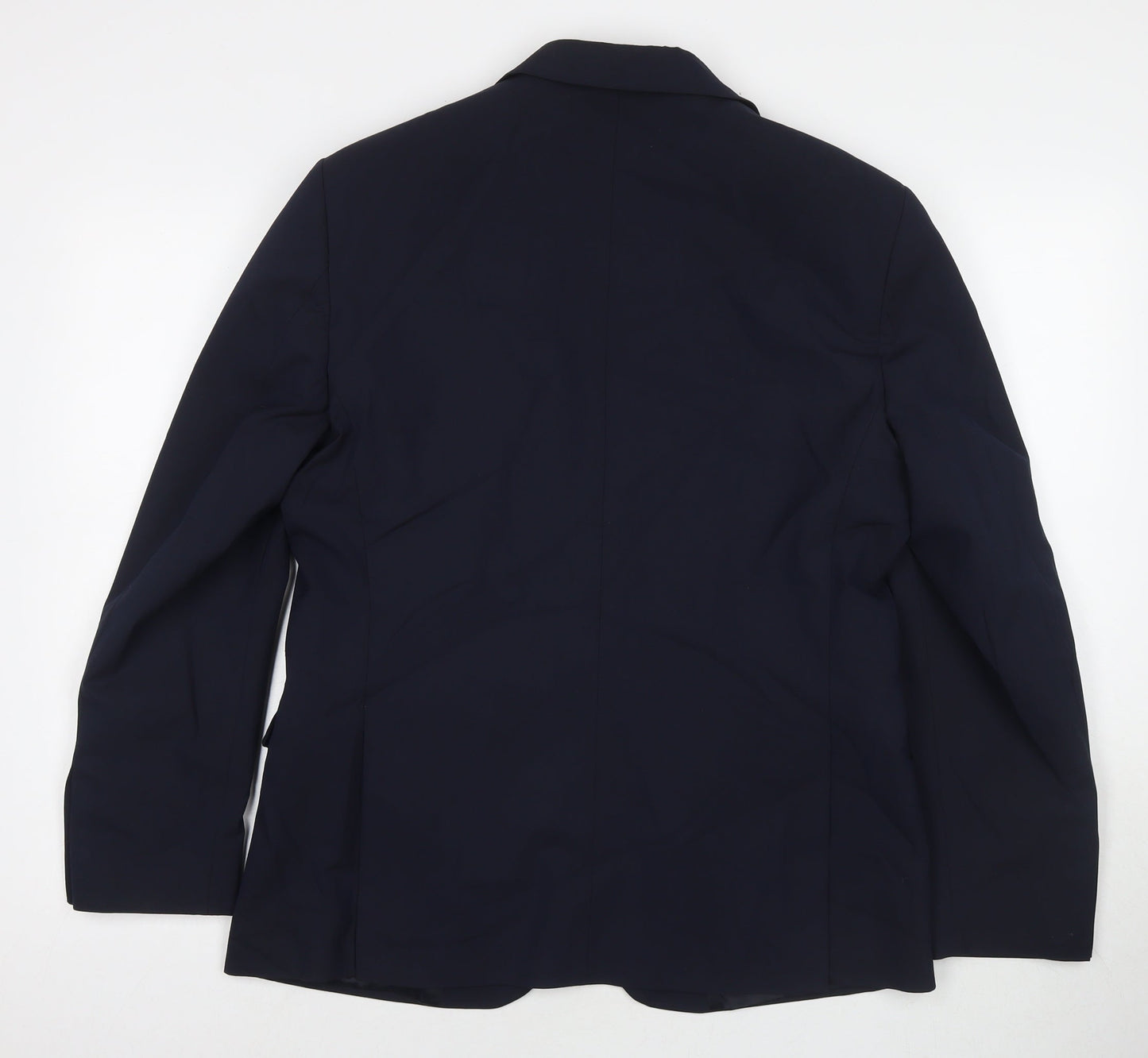 Marks and Spencer Mens Blue Polyester Jacket Suit Jacket Size 40 Regular