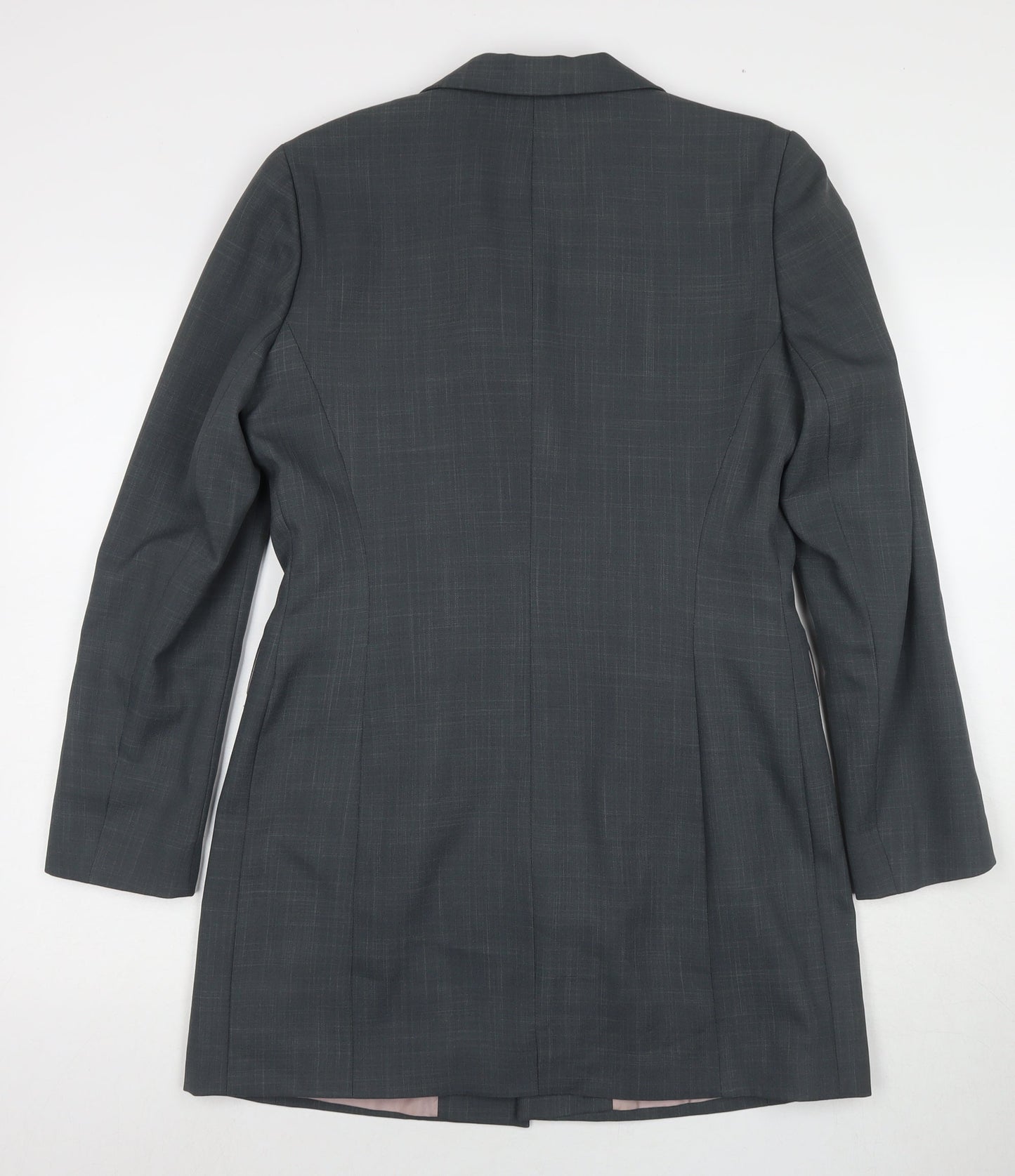 Atmosphere Womens Grey Jacket Blazer Size 12 Button