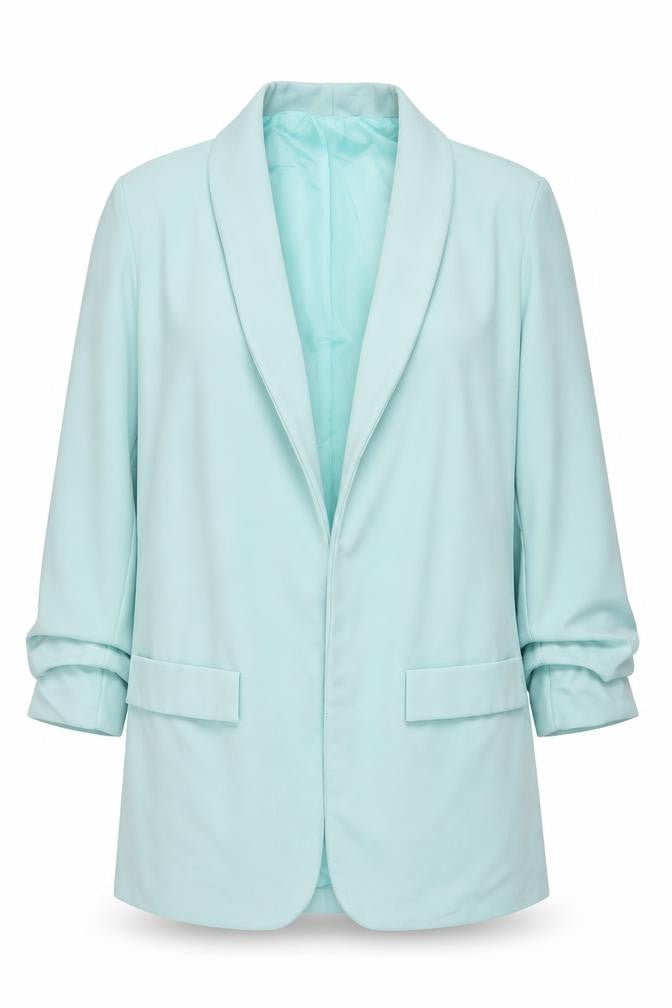 Boohoo Womens Blue Jacket Blazer Size 10