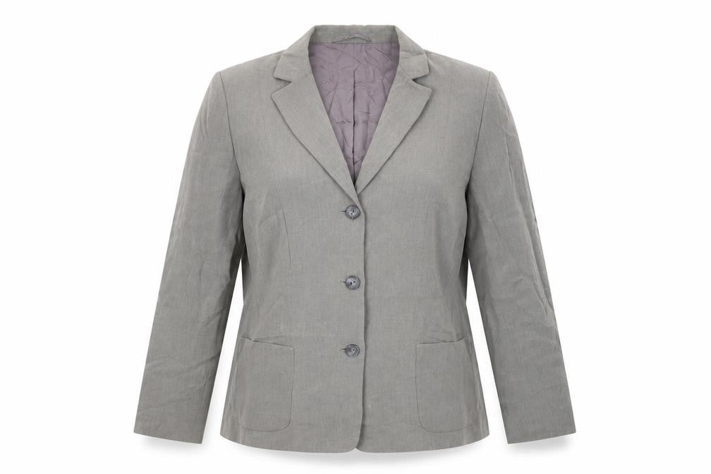Gerry Weber Womens Grey Jacket Blazer Size 14 Button