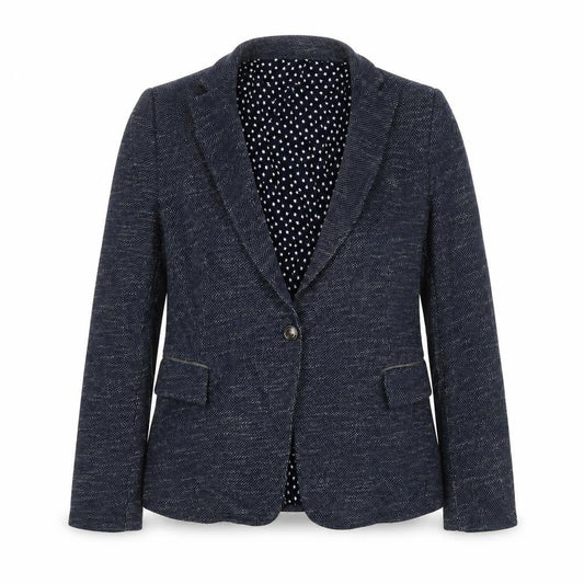 Zara Womens Blue Jacket Blazer Size M Button
