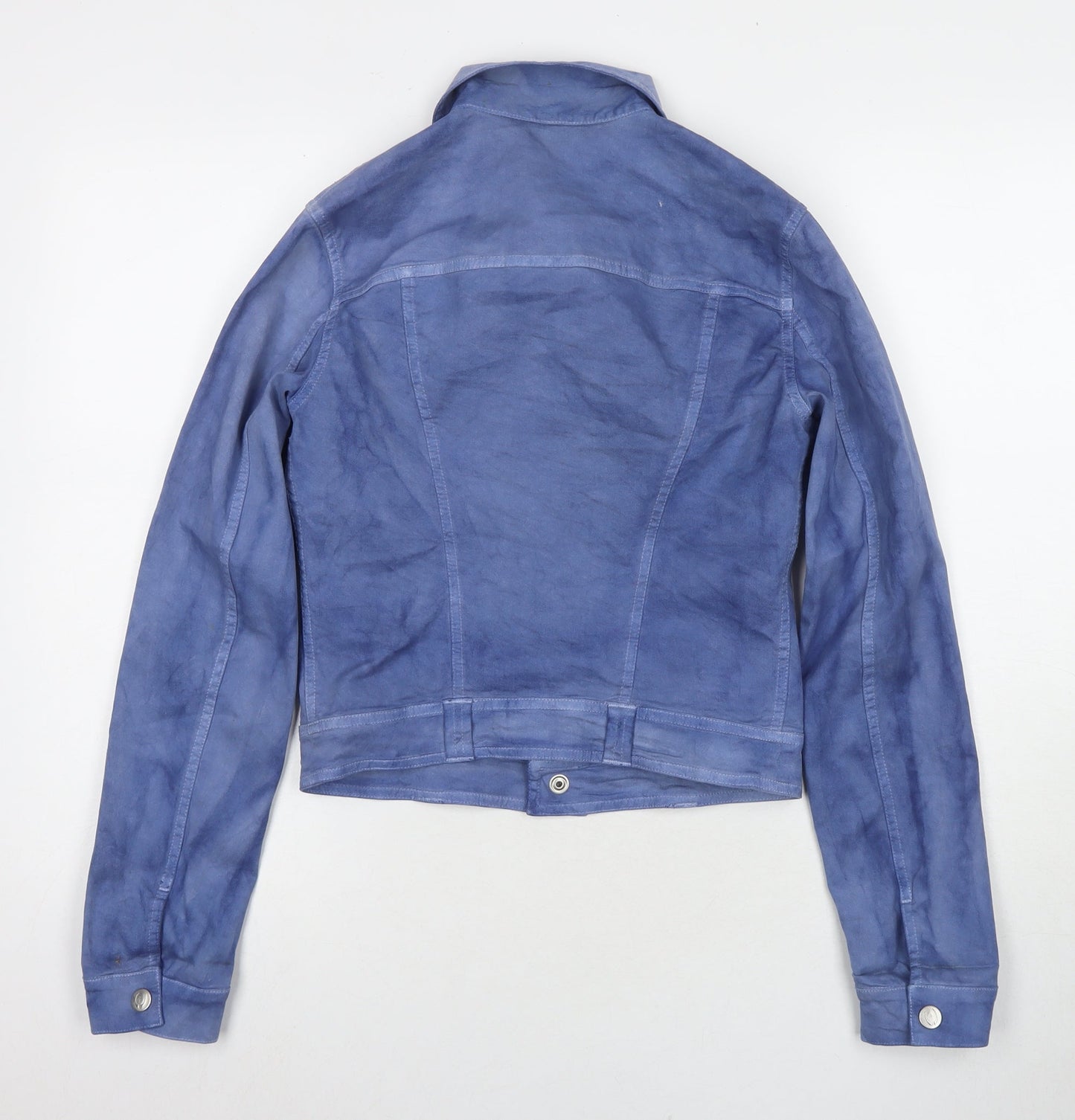 Just Cavalli Womens Blue Jacket Size XS Snap