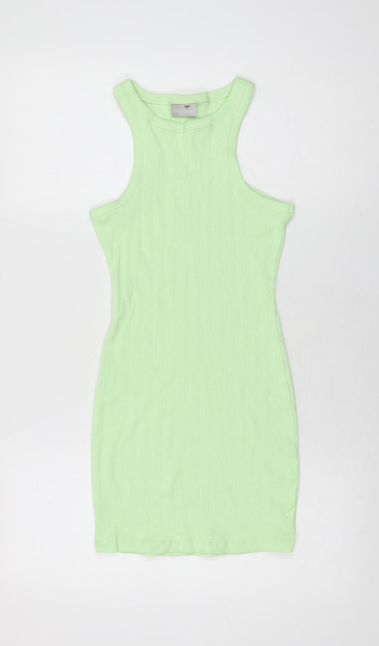 I Love Girls Wear Girls Green Cotton Mini Size 11 Years Round Neck Pullover