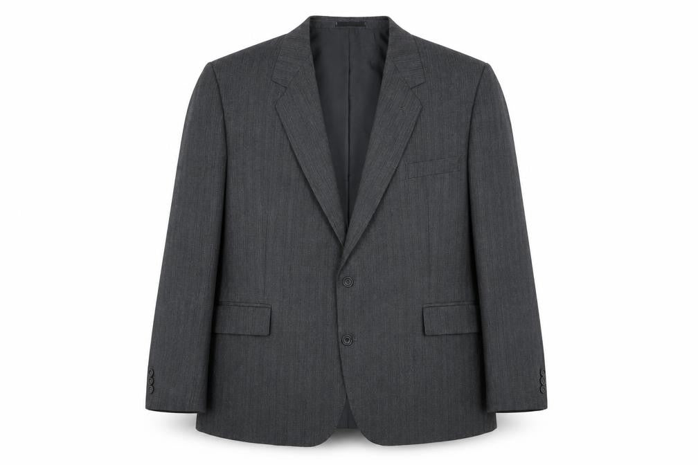 Canda Mens Grey Wool Jacket Suit Jacket Size 48 Regular