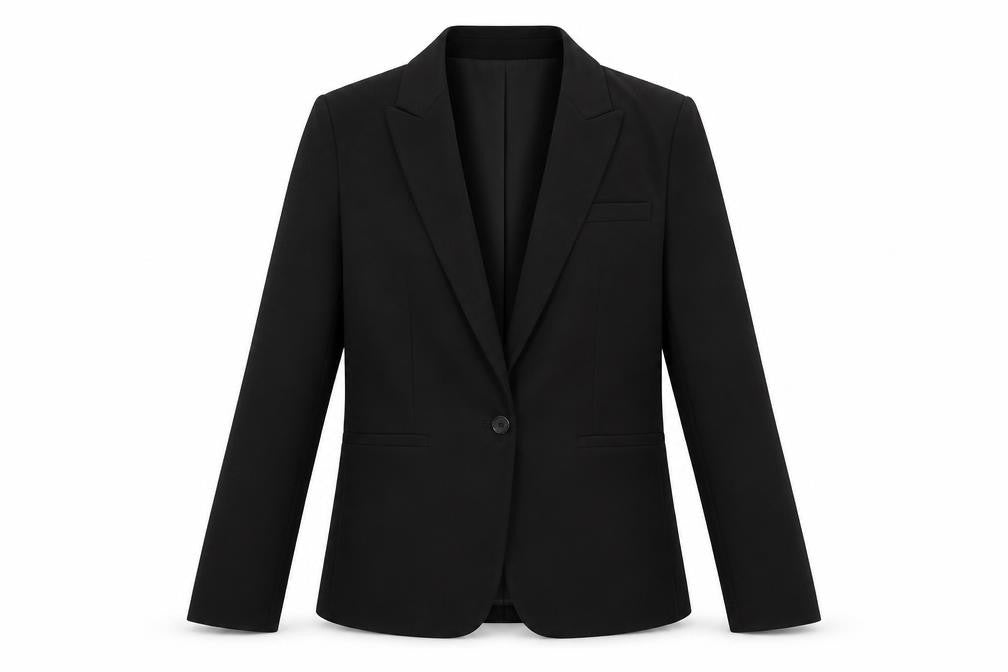 Marks and Spencer Womens Black Jacket Blazer Size 12 Button