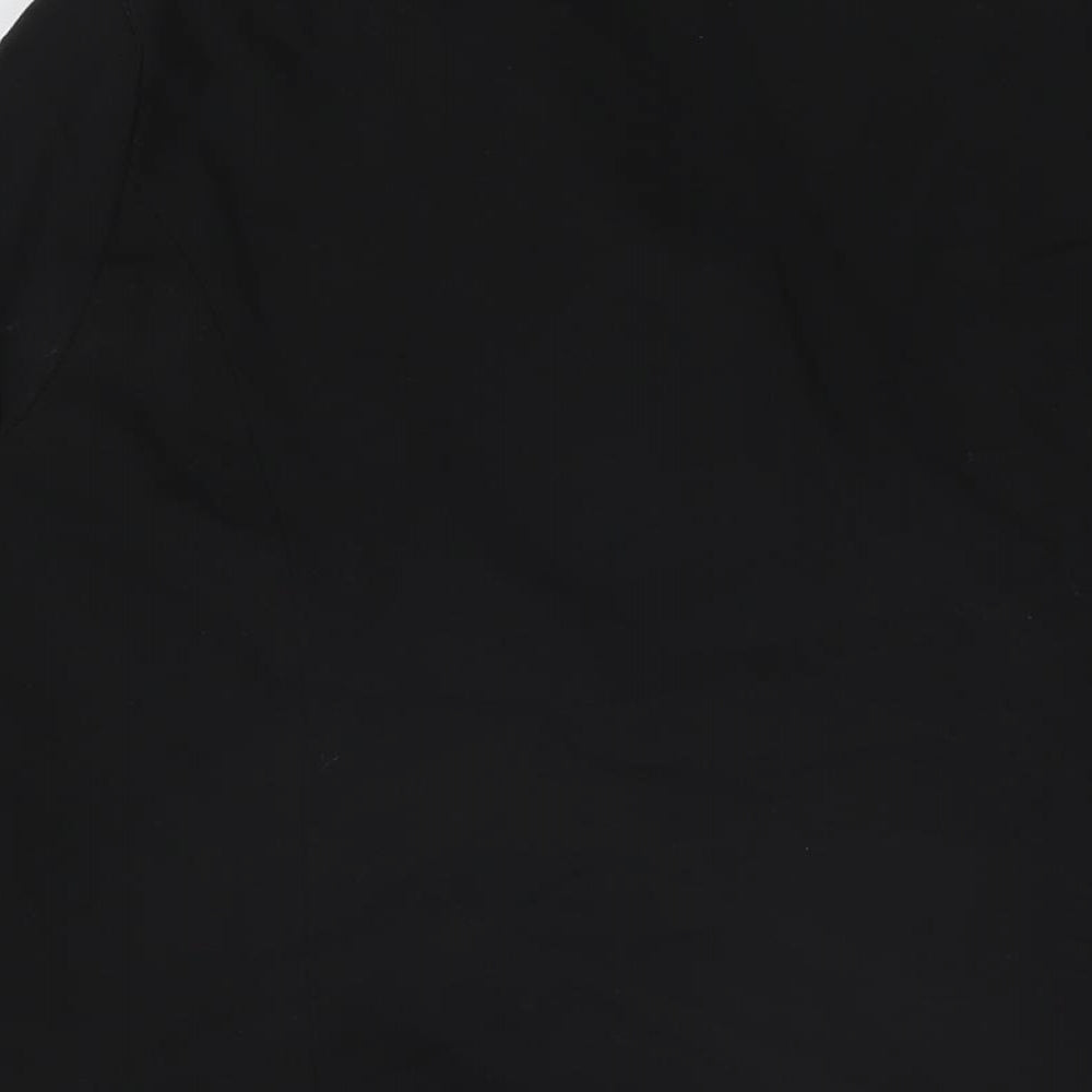 Internacionale Womens Black Jacket Blazer Size 12