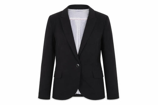 Stradivarius Womens Black Jacket Blazer Size S Button