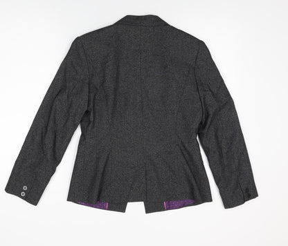 Next Womens Black Polyester Jacket Suit Jacket Size 10