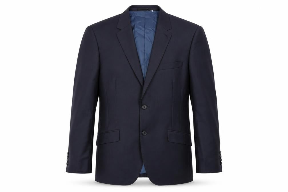 Linea Mens Black Viscose Jacket Suit Jacket Size 40 Regular