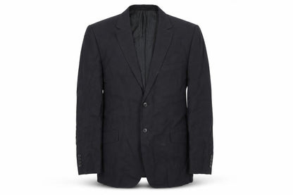 Fellini Mens Blue Linen Jacket Blazer Size 42 Regular