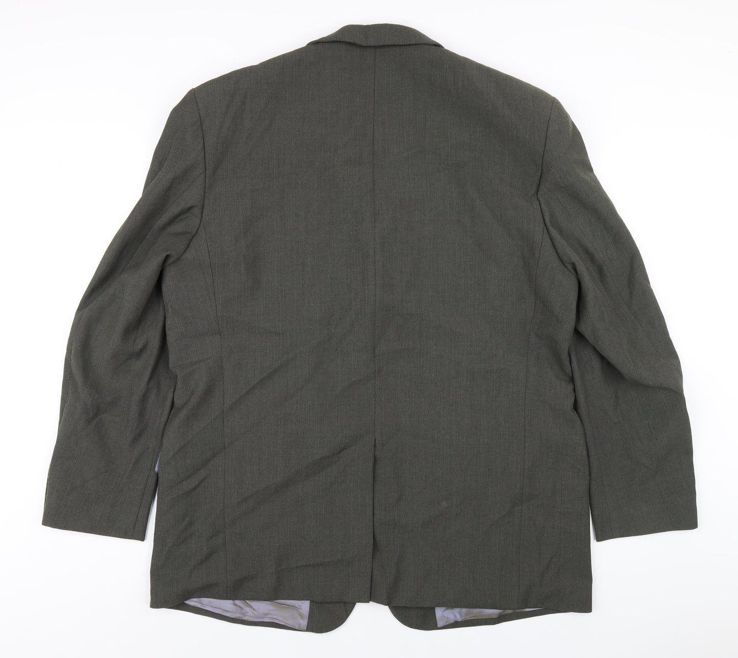 BHS Mens Green Polyester Jacket Blazer Size 46 Regular