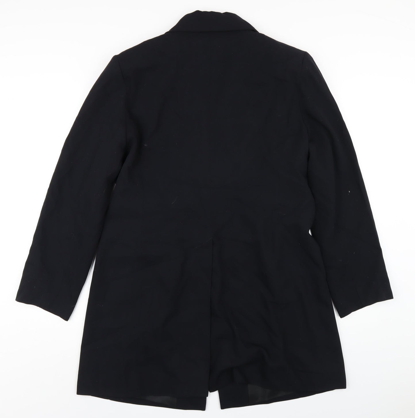 Sasha Womens Blue Jacket Blazer Size 14 Button
