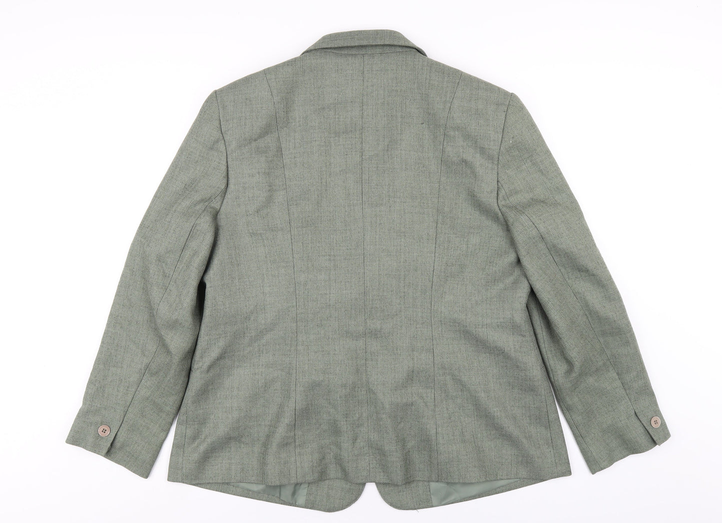 Debenhams Womens Green Jacket Size 18 Button