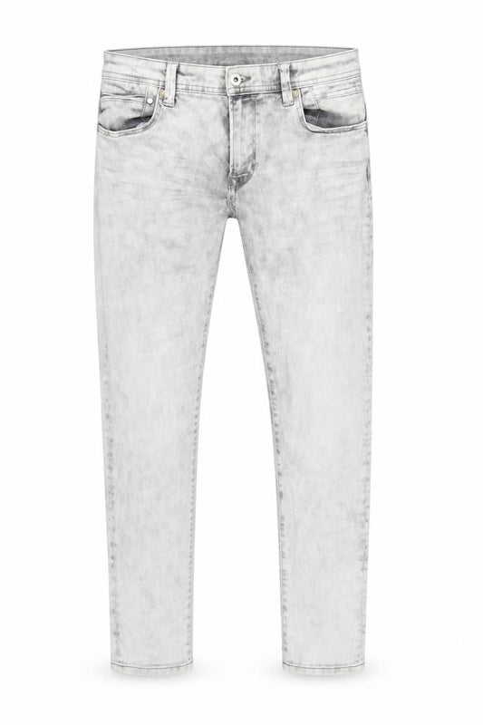 EDC Mens Grey Cotton Skinny Jeans Size 33 in L32 in Regular Zip