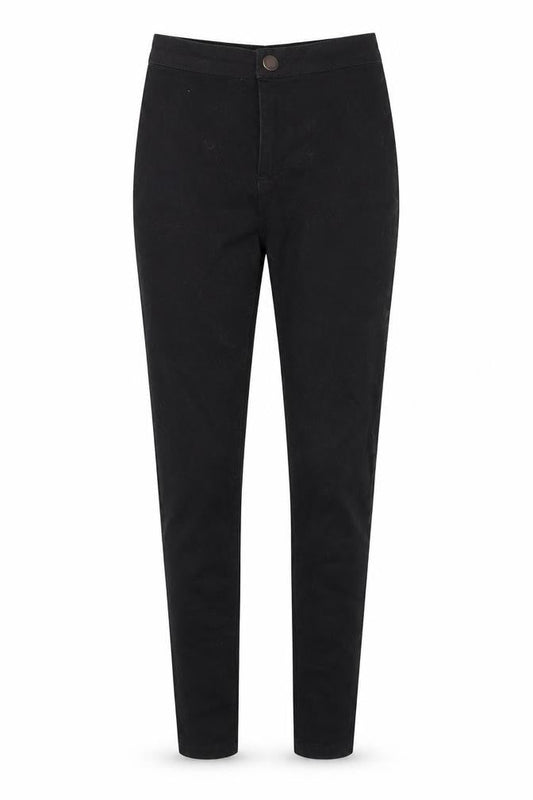 New Look Womens Black Cotton Skinny Jeans Size 8 L27 in Regular Zip
