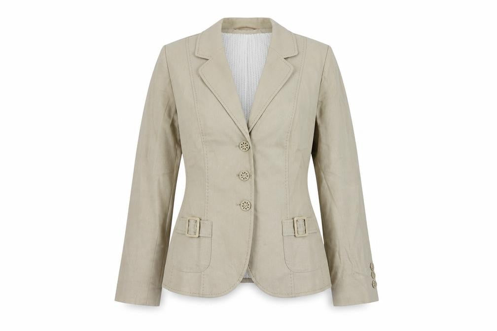 Marks & Spencer Womens Beige Jacket Size 16 Button