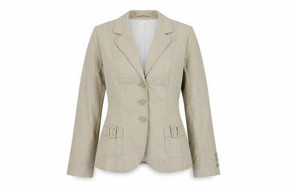 Marks & Spencer Womens Beige Jacket Size 16 Button