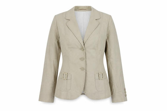 Marks & Spencer Womens Beige Jacket Size 16 Button