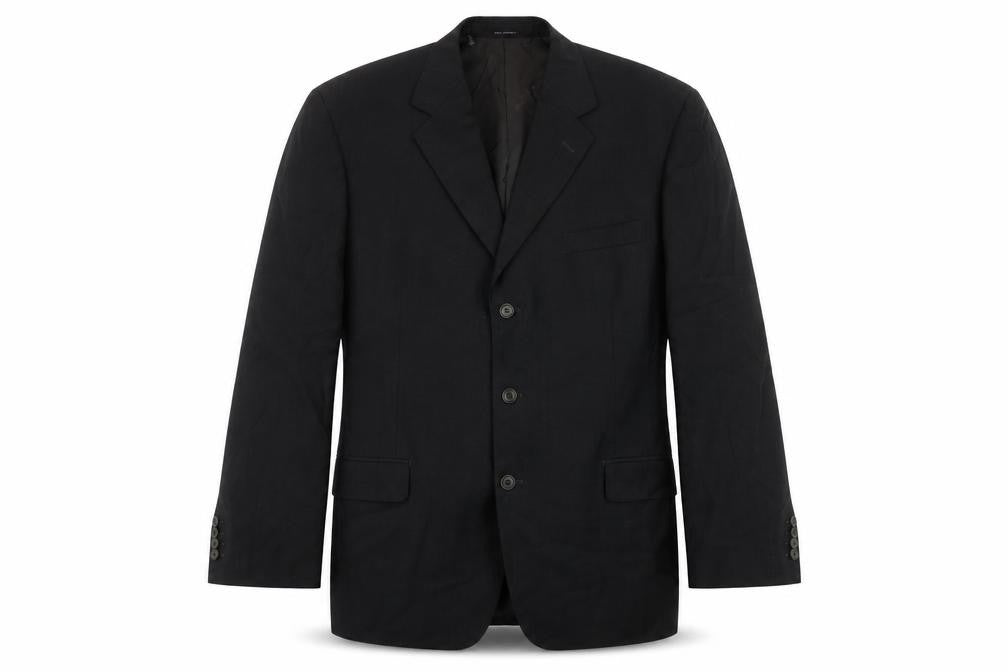 TED LAPIDUS Mens Grey Wool Jacket Suit Jacket Size 52 Regular