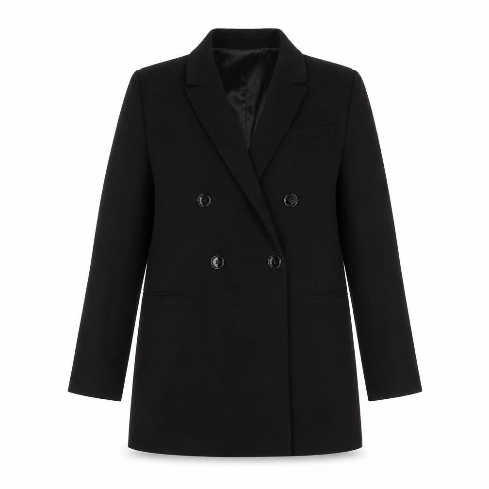 Stradivarius Womens Black Jacket Size M Button