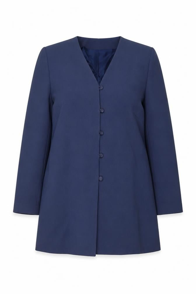 Marks & Spencer Womens Blue Jacket Size 12 Button