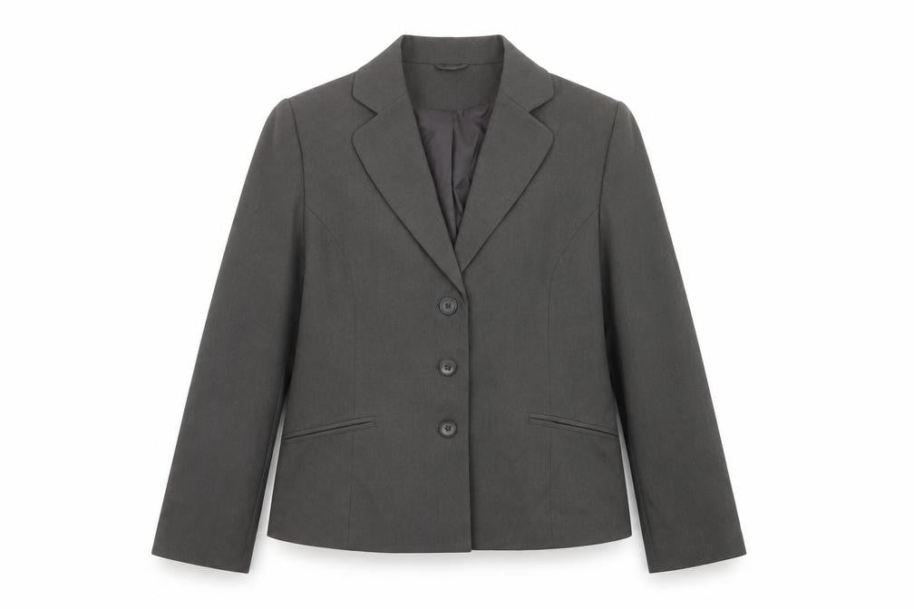 EWM Womens Beige Jacket Size 18 Button