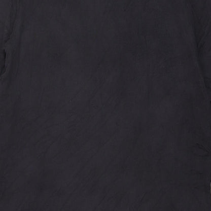 Phase Eight Womens Grey Geometric Polyester Tunic Blouse Size 10 Round Neck