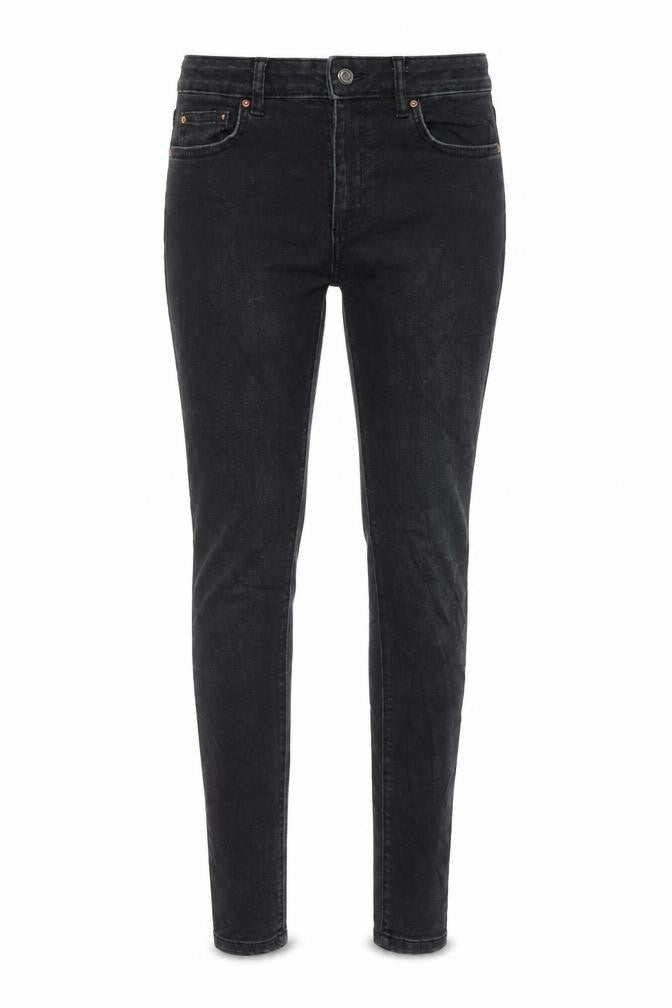 Denim & Co. Womens Black Cotton Skinny Jeans Size 10 L29 in Regular Zip