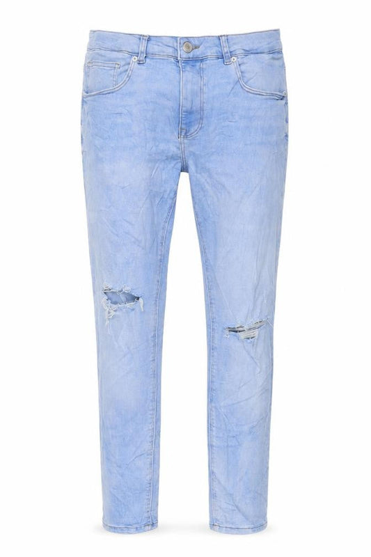Denim & Co. Womens Blue Cotton Skinny Jeans Size 36 in L30 in Regular Zip