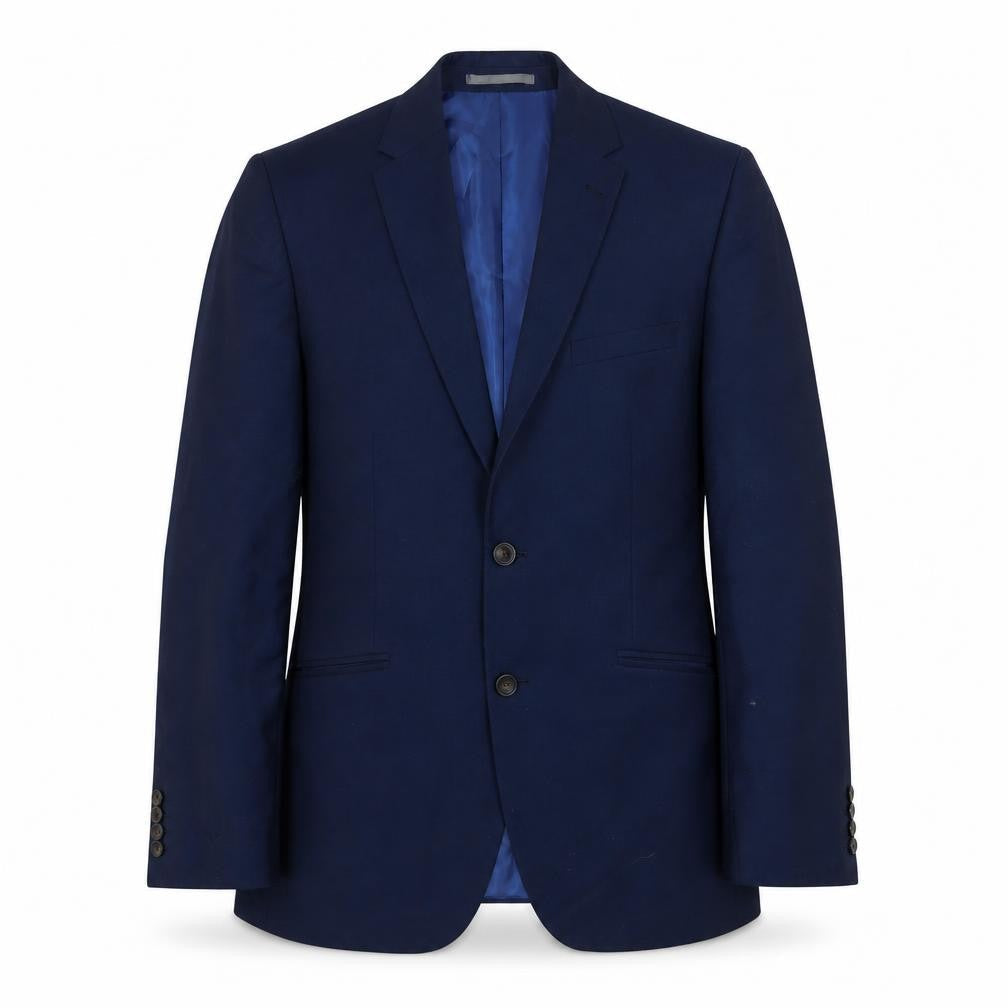 Marks & Spencer Mens Blue Polyester Jacket Suit Jacket Size 40 Regular