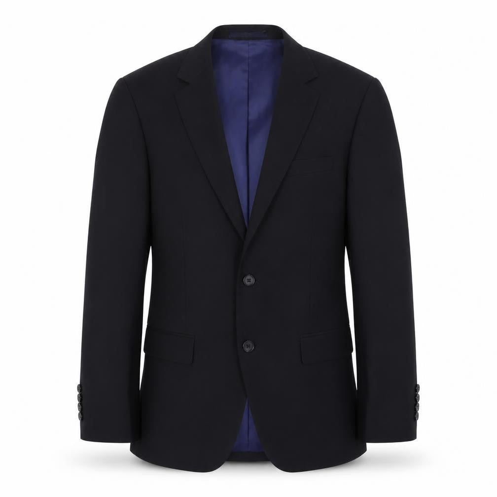 HLA Mens Blue Polyester Jacket Suit Jacket Size 36 Regular