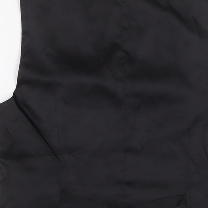 Next Mens Grey Polyester Jacket Suit Waistcoat Size 38 Regular