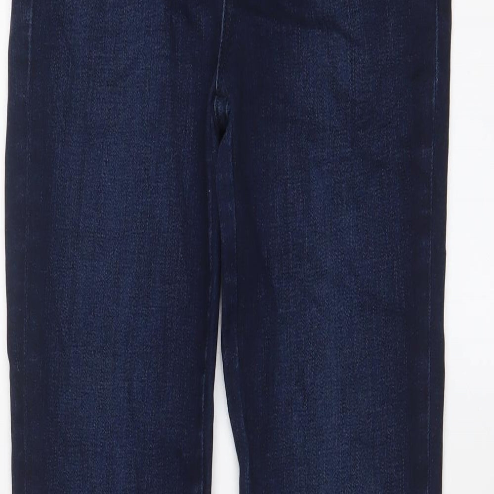 J Brand Womens Blue Cotton Skinny Jeans Size 24 in L27 in Regular Zip - Ankle zip