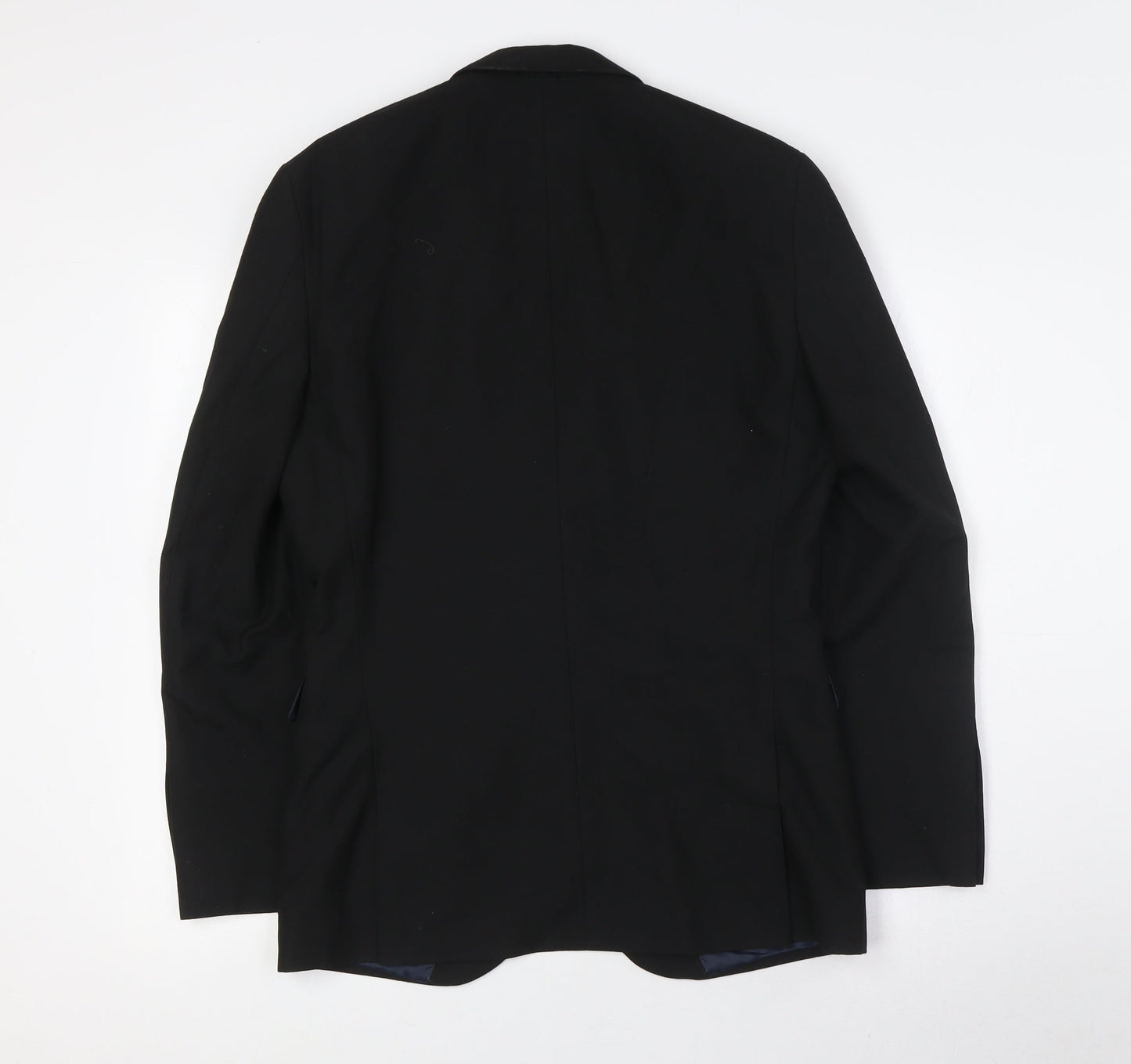 NEXT Mens Blue Polyester Jacket Suit Jacket Size 36 Regular