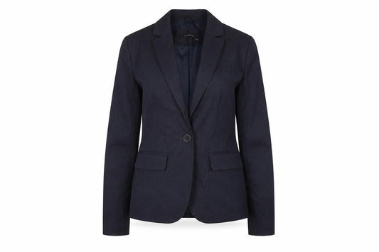 Zara Womens Grey Jacket Size 6 Button - Fitted