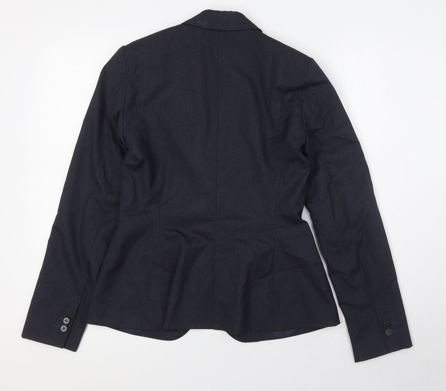 Zara Womens Grey Jacket Size 6 Button - Fitted